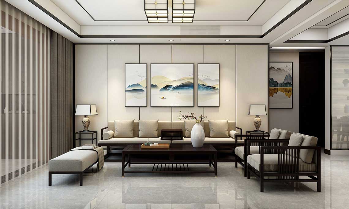 红河新中式设计风格