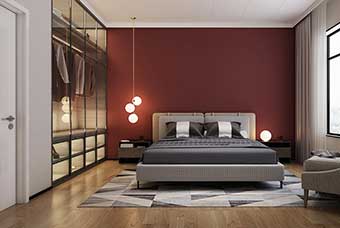 红河现代风格-卧室