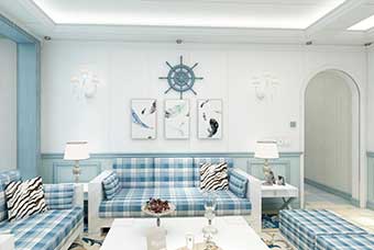 红河地中海风格-客厅