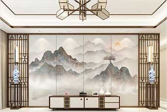 红河森佰汇航空纤维（山水画系列）